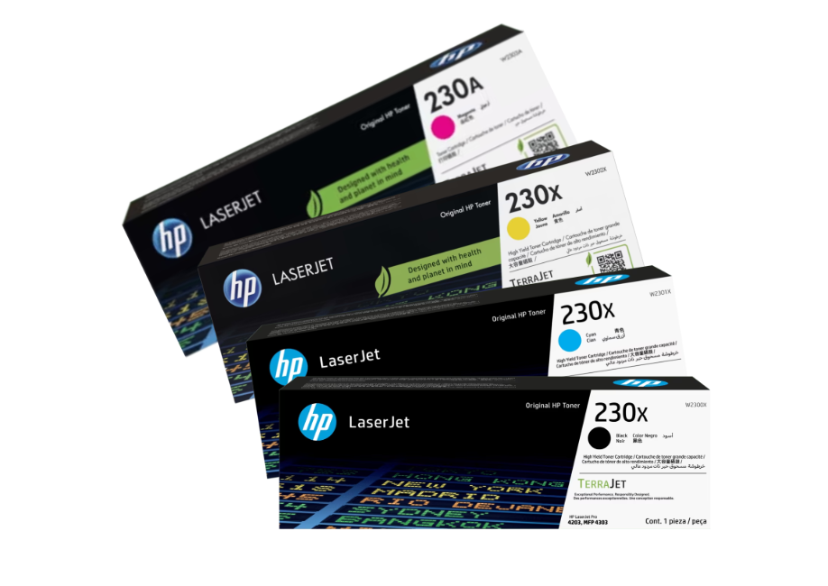 Kit Toners HP Monocromático e Coloridos Original com Rendimento de ~5.500 Páginas